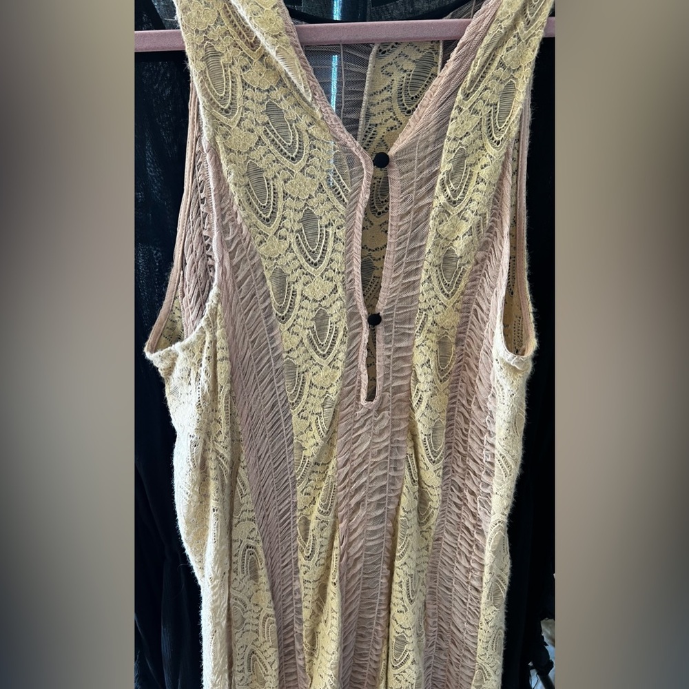 Free People Alana Lace Maxi Top - Picture 5 of 7